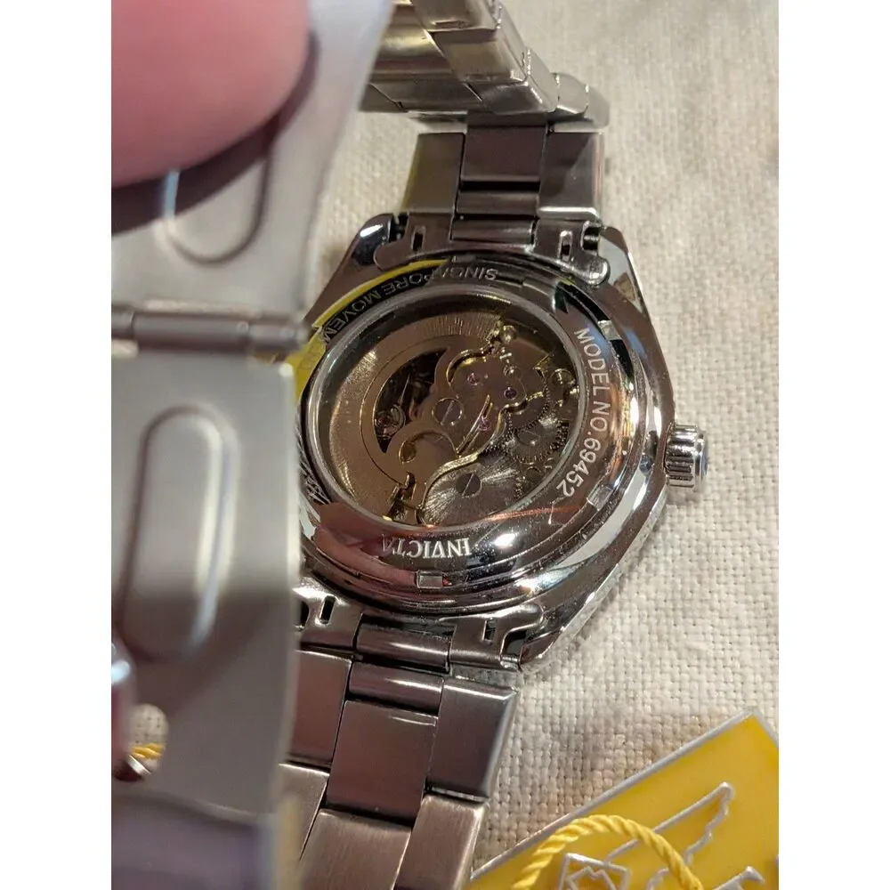 NEW Invicta Objet D'Art Excelsior Automatic Skeleton Watch Model 69452 with Box